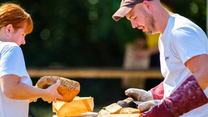 Slavnosti chleba ve Slupi. Zdroj: Obec Slup