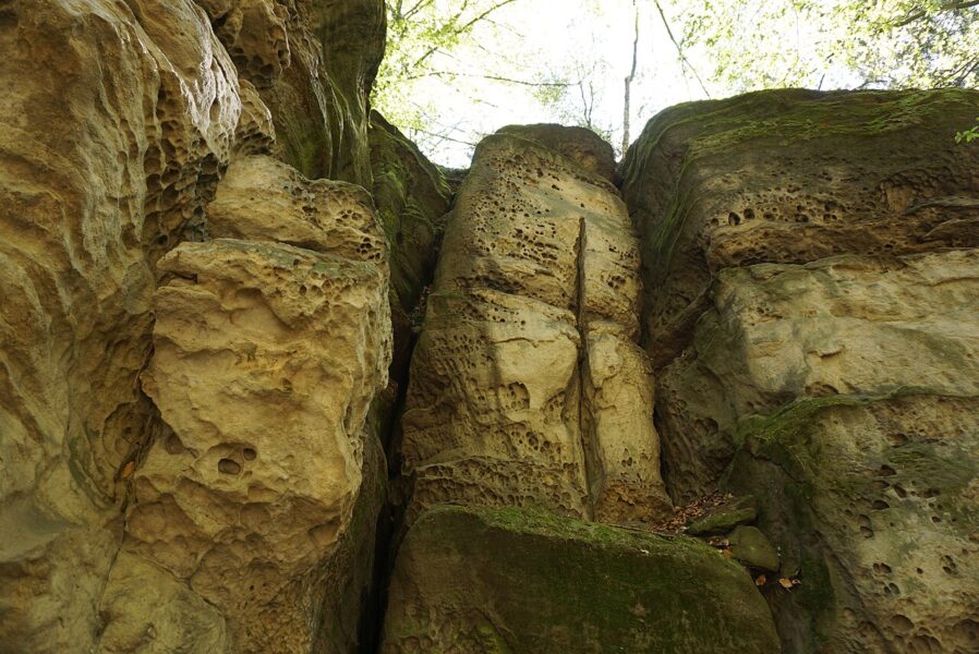 Kaňon potoka Kolné.