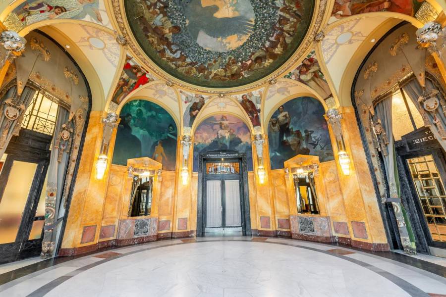 Interiéry Obecního domu. Zdroj: @fotovrzal, Obecní dům