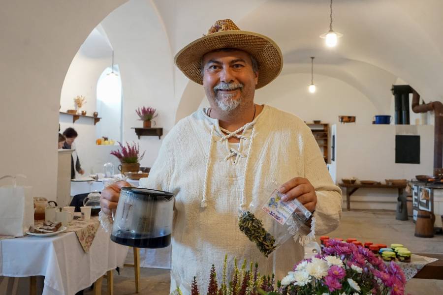 Zámecké čajování na Kačině. Zdroj: Národní zemědělské muzeum
