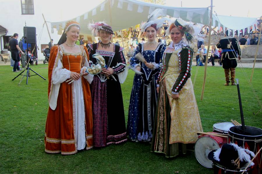 Podzimní slavnosti na hradě Nové Hrady. Foto: Daniela Řezáčová. Zdroj: Národní památkový ústav