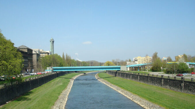 Nová radnice Ostrava - pohled o pěší lávky. Foto: Flickr.com / Petr Dadák / CC BY-SA 2.0
