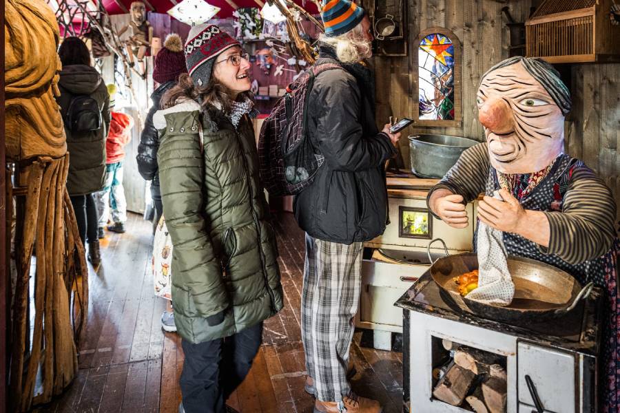 Betlémská jurta bratří Formanů. Zdroj: Pražský hrad