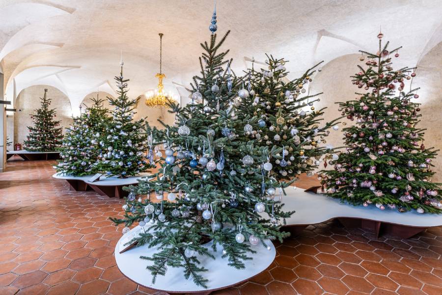 Vánoční výstava v Rožmberském paláci. Zdroj: Pražský hrad