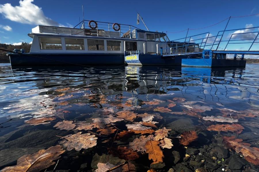 Svatomartinská plavba. Zdroj: Dalešická přehrada