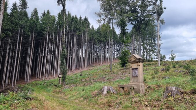 Ticháčkova kaple křížová cesta 