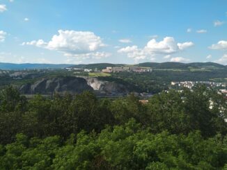 Výhled ze Střekovské vyhlídky. Foto: Eva Audiová