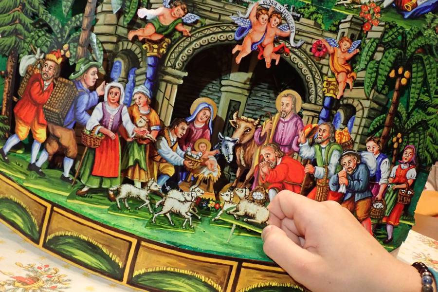 Výstava historických betlémů. Zdroj: Muzeum řemesel Letohrad