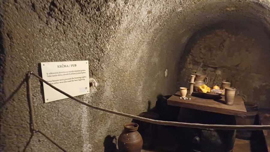 Chodby středověkého podzemí v Táboře. Foto: Anna Petruželková