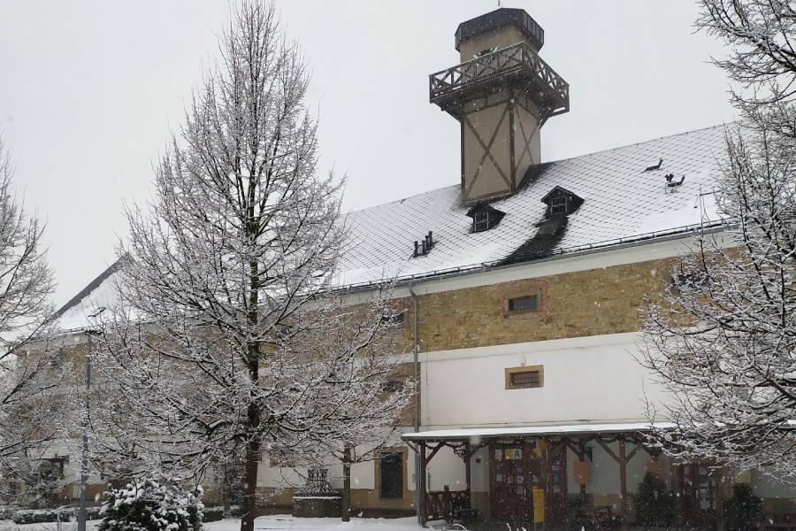 Muzeum řemesel v zimě. Zdroj: Muzeum řemesel Letohrad