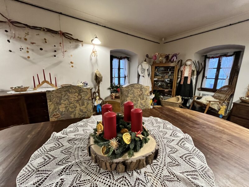 Advent na hradě Týnec. Zdroj: Hrad a městské muzeum Týnec nad Sázavou