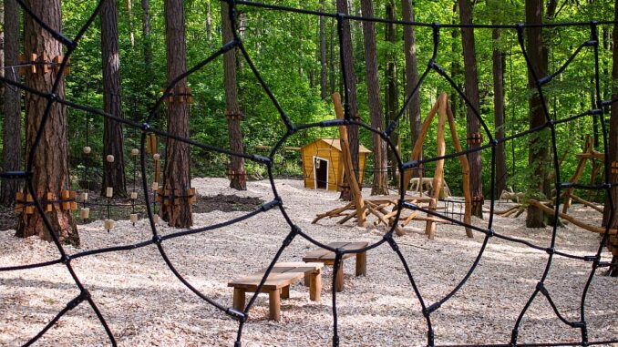 Dětské lesní hřiště Šumperk.