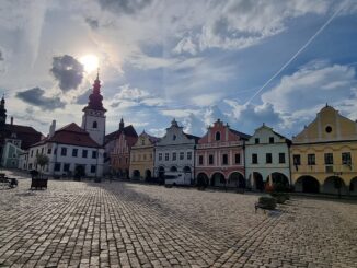 Masarykovo náměstí Pelhřimov. Foto: Eva Audiová
