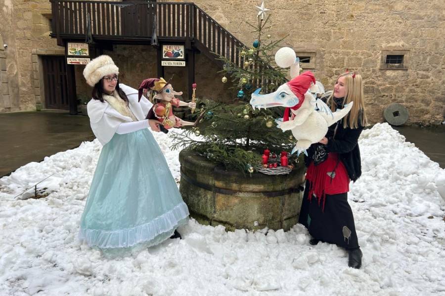 Pololetní prázdniny s draky. Zdroj: Hrad a zámek Staré Hrady