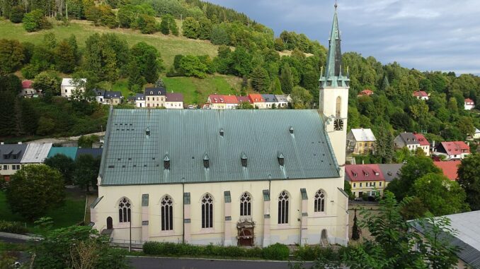 Kostel svatého Jáchyma.