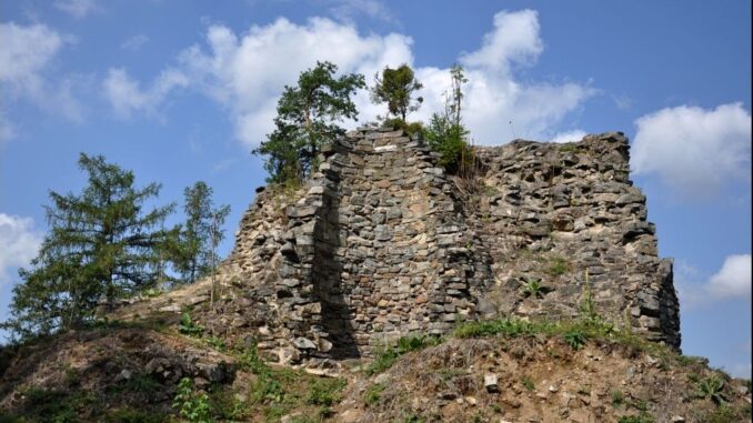 Zřícenina hradu Lísek v Kraji Vysočina. Foto: Petr Fabian. Zdroj: Hrady-zříceniny.cz