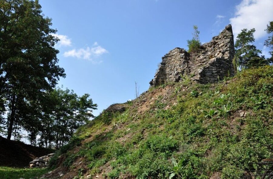 Zřícenina hradu Lísek v Kraji Vysočina. Foto: Petr Fabian. Zdroj: <a href="http://www.hrady-zriceniny.cz">Hrady-zříceniny.cz</a>