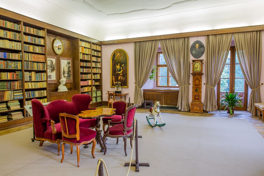 Zámek Vrchotovy Janovice. Zdroj: Národní muzeum