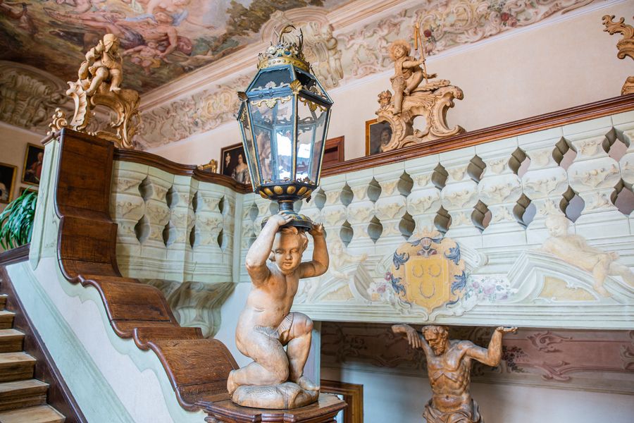 Zámek Vrchotovy Janovice. Zdroj: Národní muzeum