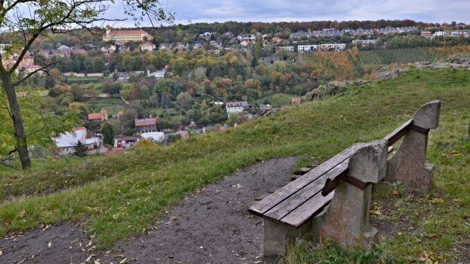 Slánská hora vyhlídka