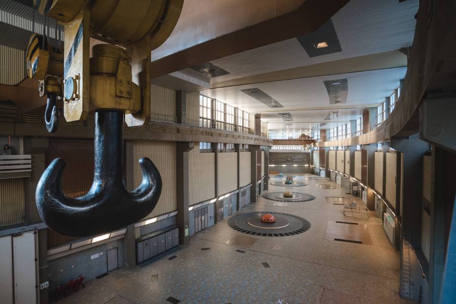 Přečerpávací vodní elektrárna Dalešice. Zdroj: ČEZ, a. s