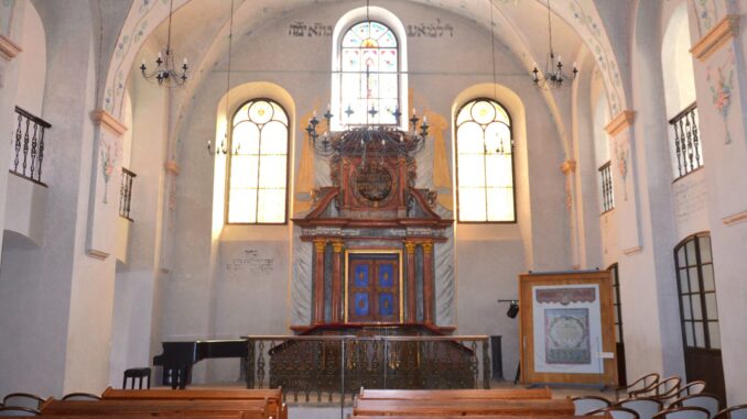 židovská synagoga Kolín.