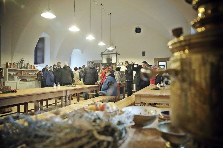 Historická kafírna na hradě Šternberk. Zdroj: Národní památkový ústav