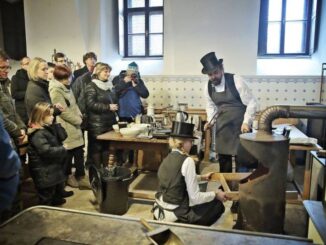 Historická kafírna na hradě Šternberk. Zdroj: Národní památkový ústav