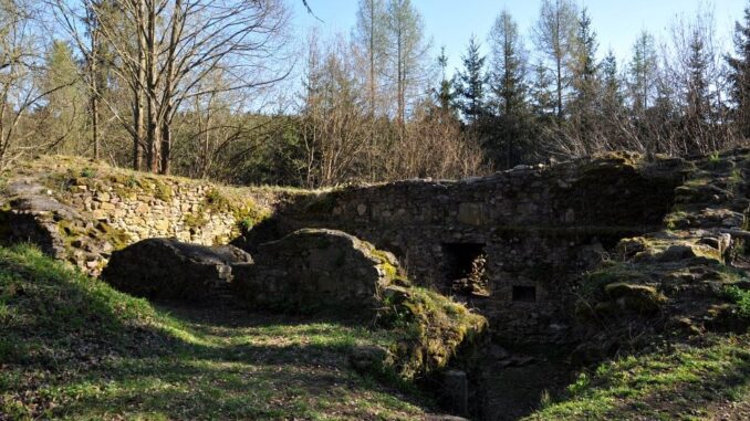 Zřícenina hradu Ronovec u Havlíčkova Brodu. Foto: Petr Fabian. Zdroj: Hrady-zříceniny.cz