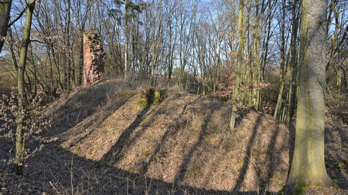 Zřícenina hradu Trmačov.