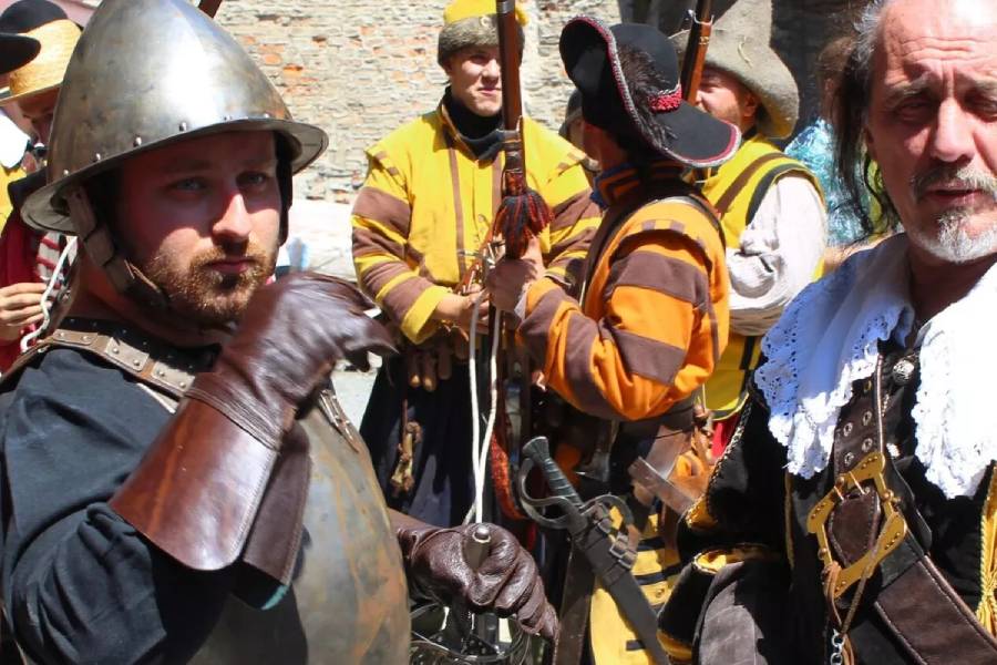 Historický program na hradu Sovinec. Zdroj: Muzeum v Bruntále