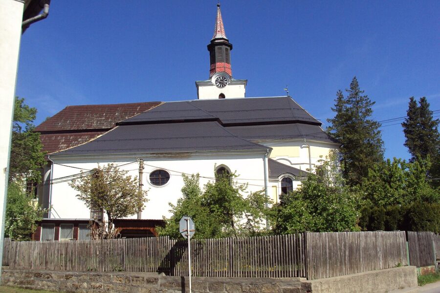 Kostel svaté Alžběty Uherské.