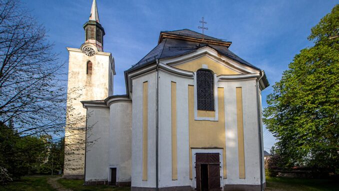 Kostel svaté Alžběty Uherské.