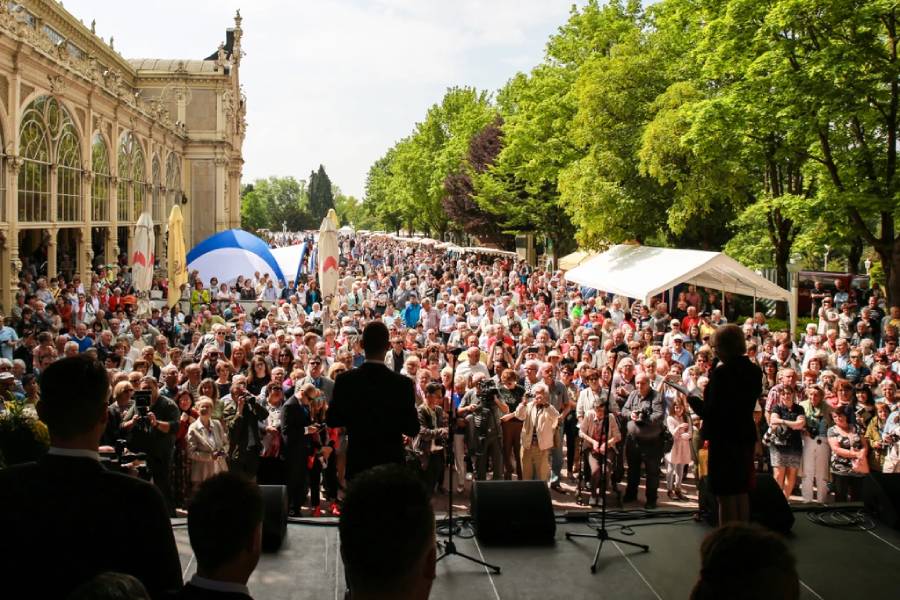 Zahájení lázeňské sezóny v Mariánských Lázních. Zdroj: TIC Mariánské Lázně