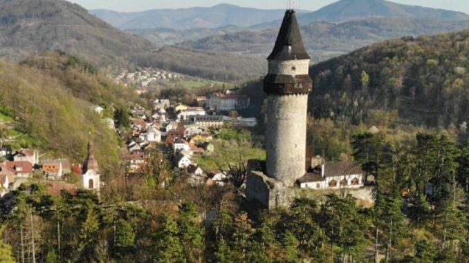 Štramberská trúba. Zdroj IC Hukvaldy, https://www.ic-hukvaldy.cz