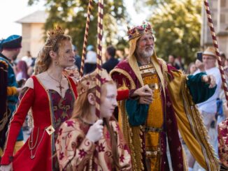 Královské stříbření Kutné Hory je gotická historická slavnost, která se koná každoročně v červnu v Kutné Hoře. Zdroj: Stříbrná Kutná Hora, z.s.