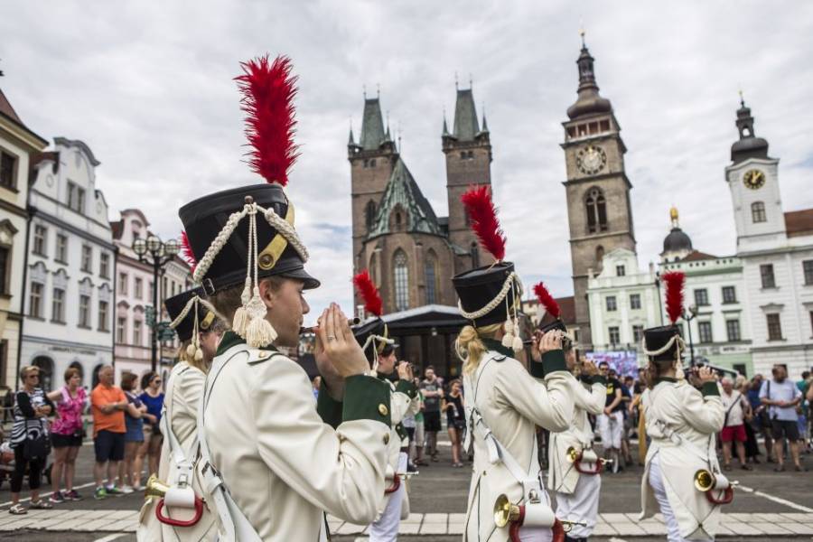 Vzpomínkové akce k výročí bitvy u Hradce Králové. Zdroj: Garda města Hradce Králové z.s.